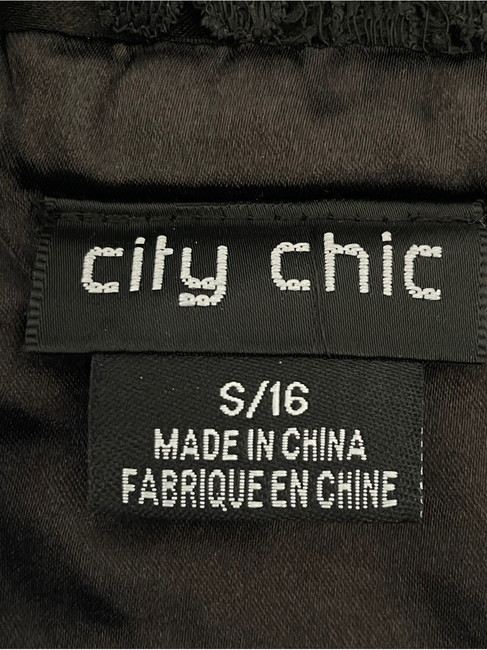 City Chic Black Lace Fit & Flare Dress Romantic Goth Chic - Picture 7 of 10